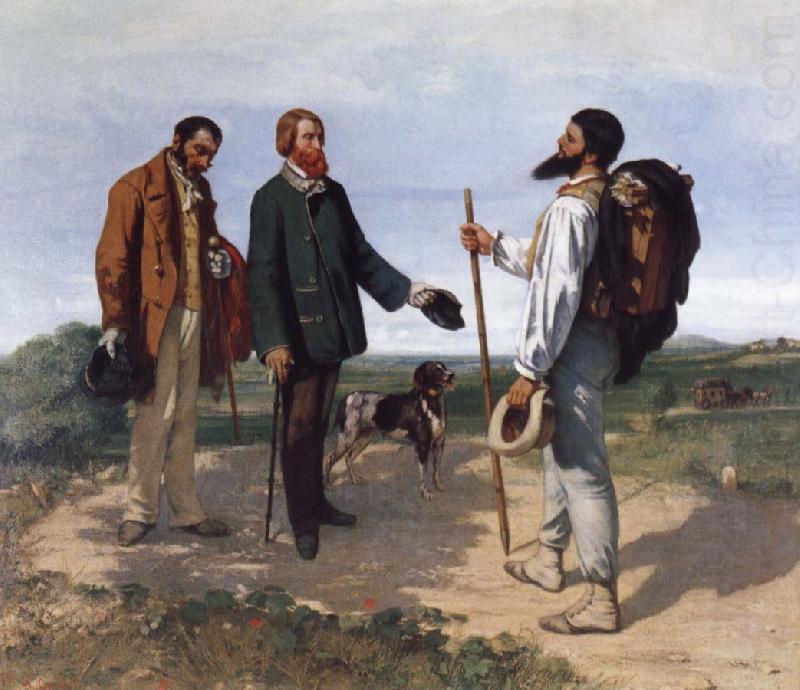 The Meeting, Gustave Courbet